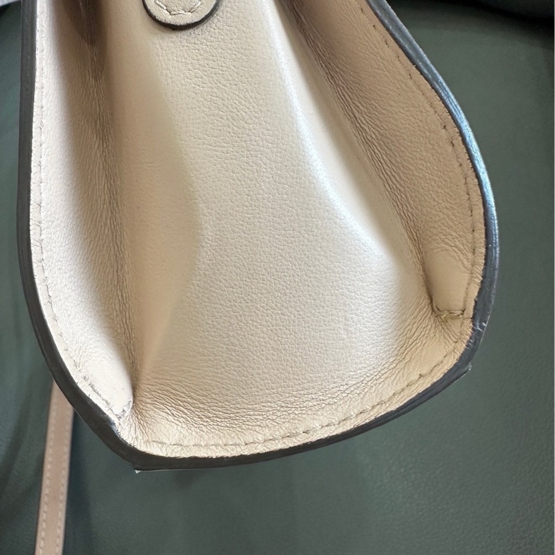 Delvaux 德爾沃 tempete mini 粉色拼色 小號 底長約20~-27