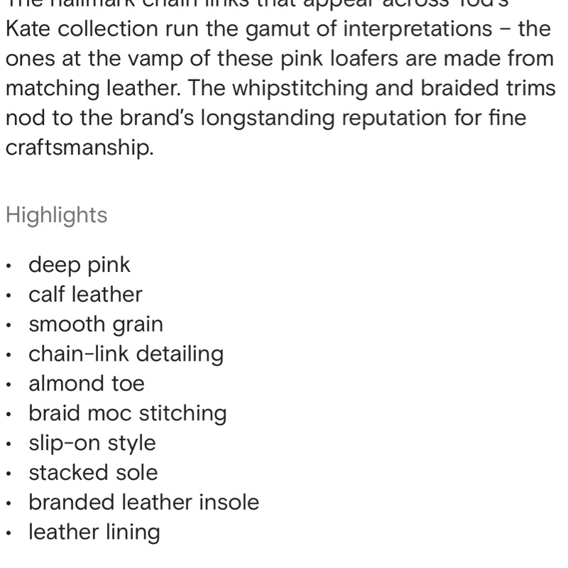 TOD’s Kate chain 樂福鞋-17