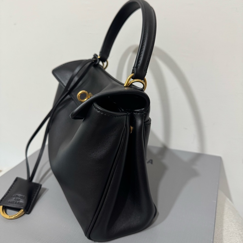 Balenciaga mini rodeo黑金手提斜背包-1