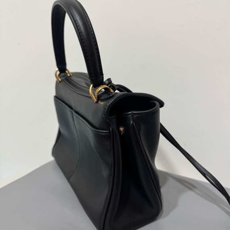 Balenciaga mini rodeo黑金手提斜背包-3