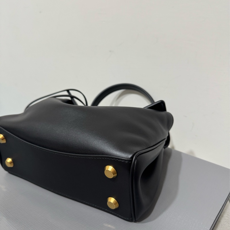 Balenciaga mini rodeo黑金手提斜背包-7