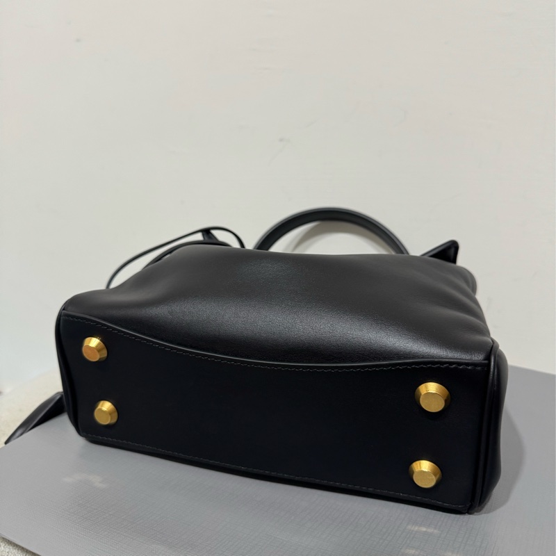 Balenciaga mini rodeo黑金手提斜背包-8