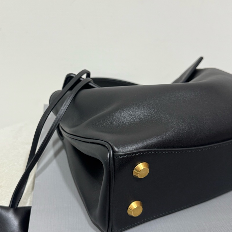 Balenciaga mini rodeo黑金手提斜背包-11