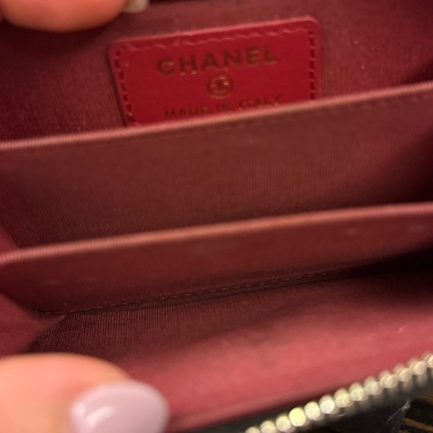8成新 Chanel 19拉鏈零錢包-20