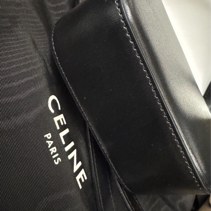 9成新 Celine凱旋門 mini 牛皮小廢包Lisa同款-1