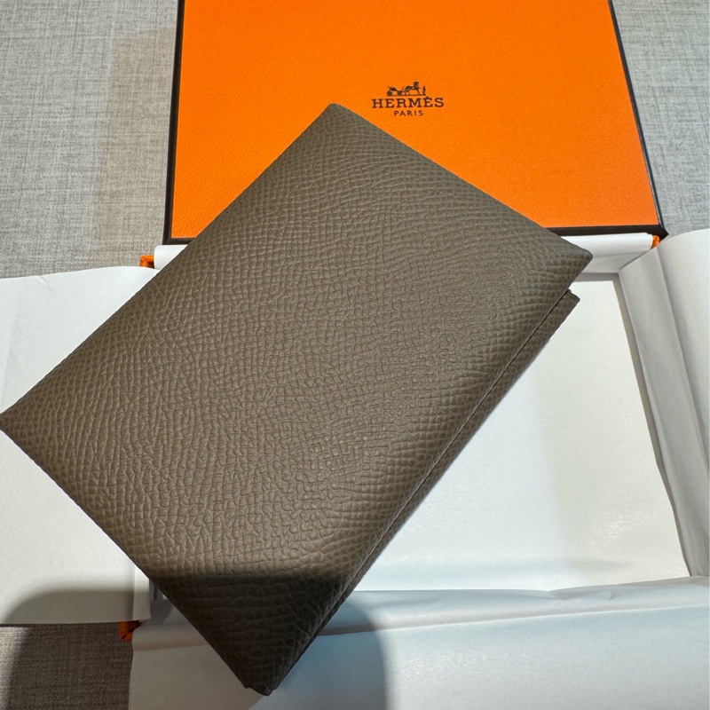 Hermes Calvi Duo (大象灰) 全新-0