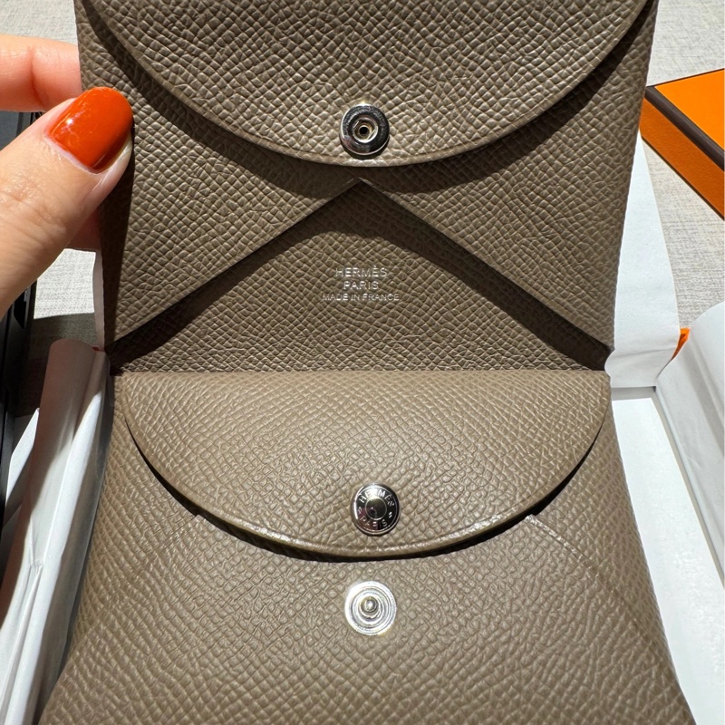 Hermes Calvi Duo (大象灰) 全新-3