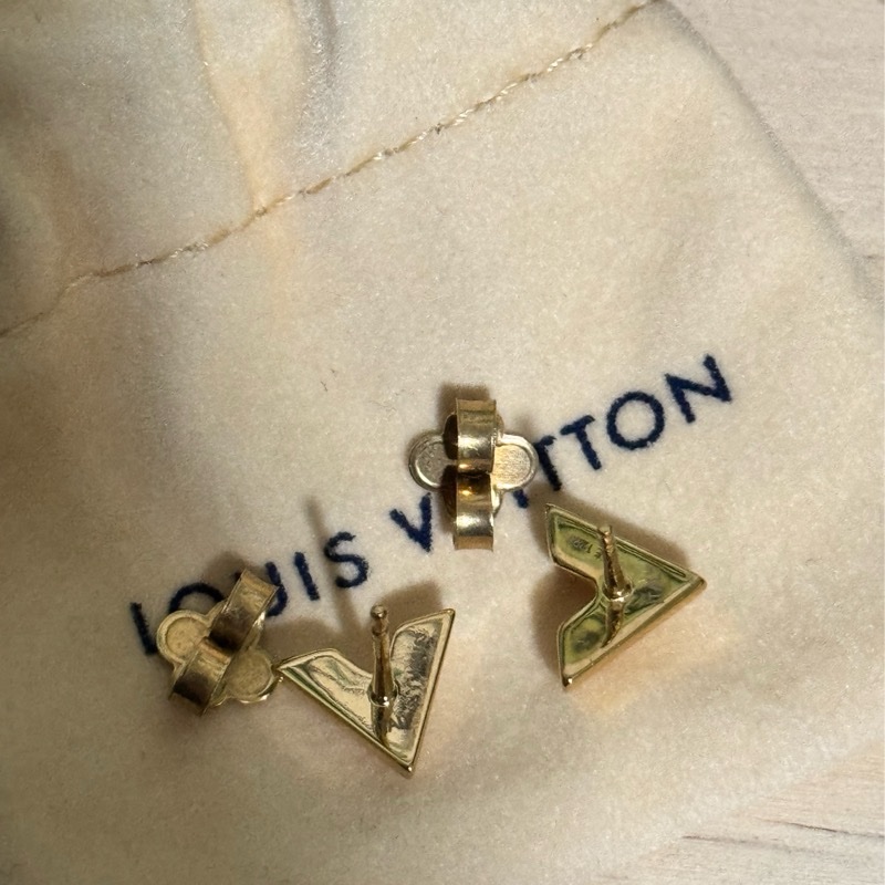 Louis Vuitton經典小logo耳釘-13