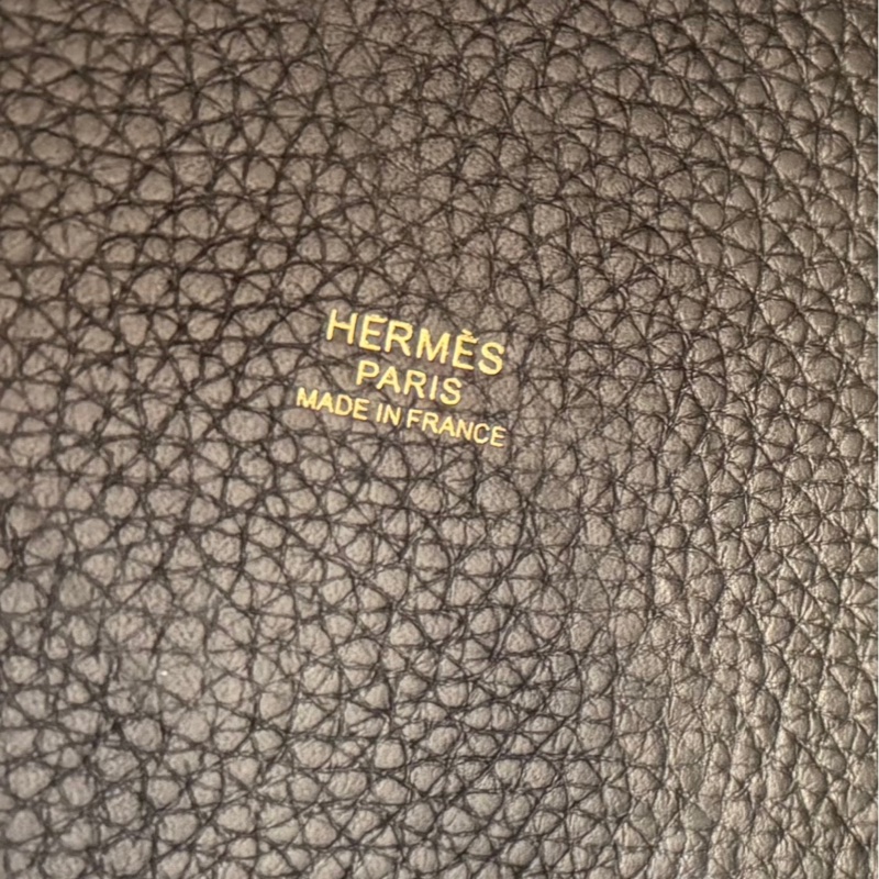 「M.Y精品」 Hermes picotin 18 菜籃子18 黑色金釦-4