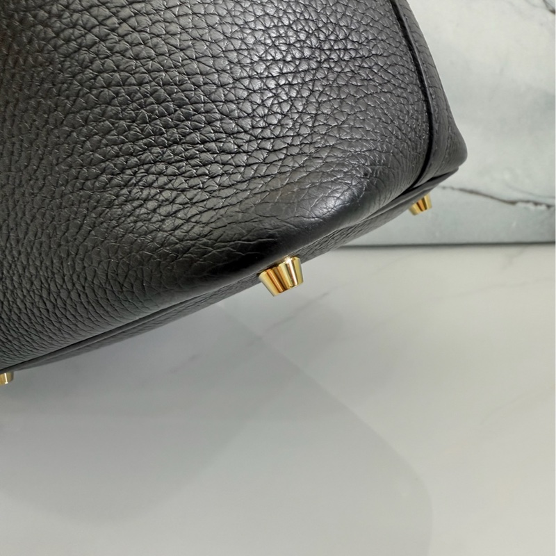 「M.Y精品」 Hermes picotin 18 菜籃子18 黑色金釦-32