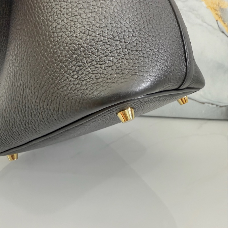 「M.Y精品」 Hermes picotin 18 菜籃子18 黑色金釦-38