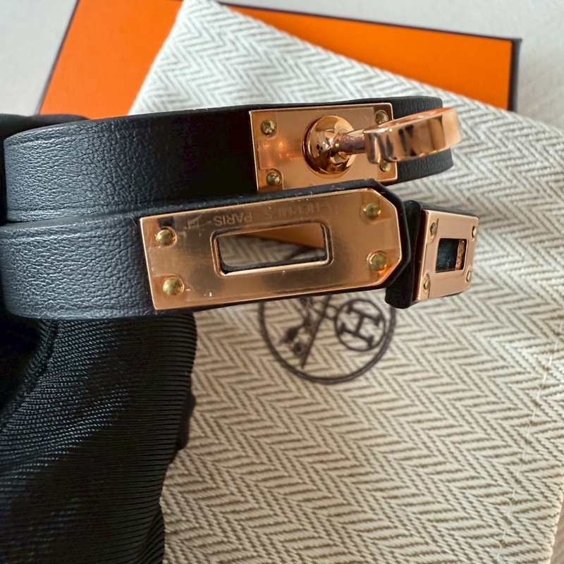 HERMES Mini Kelly Double Tour手環-5