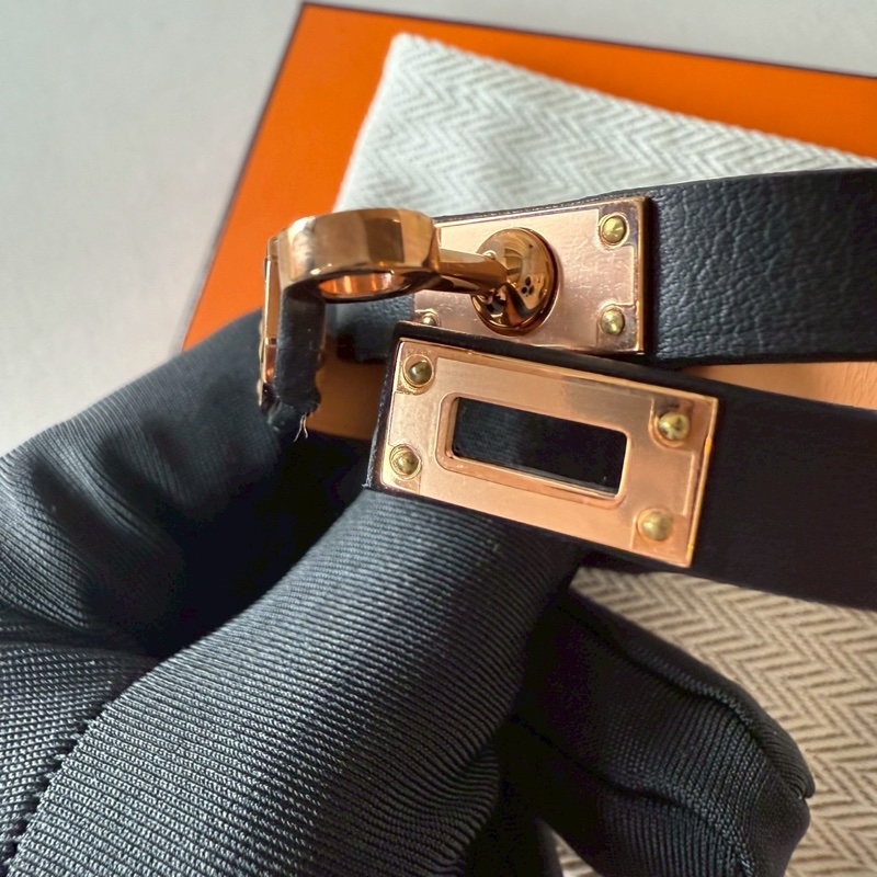 HERMES Mini Kelly Double Tour手環-6