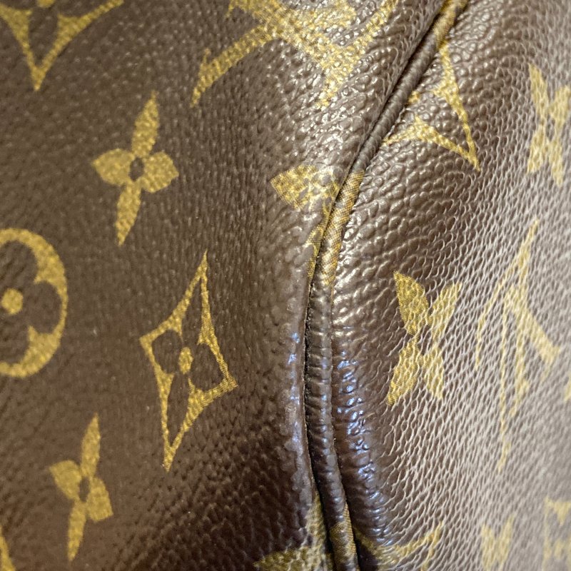 LOUIS VUITTON 路易威登 M95560 Neverfull MM 村上隆 聯名 PVC帆布 托特包 棕色老花-9