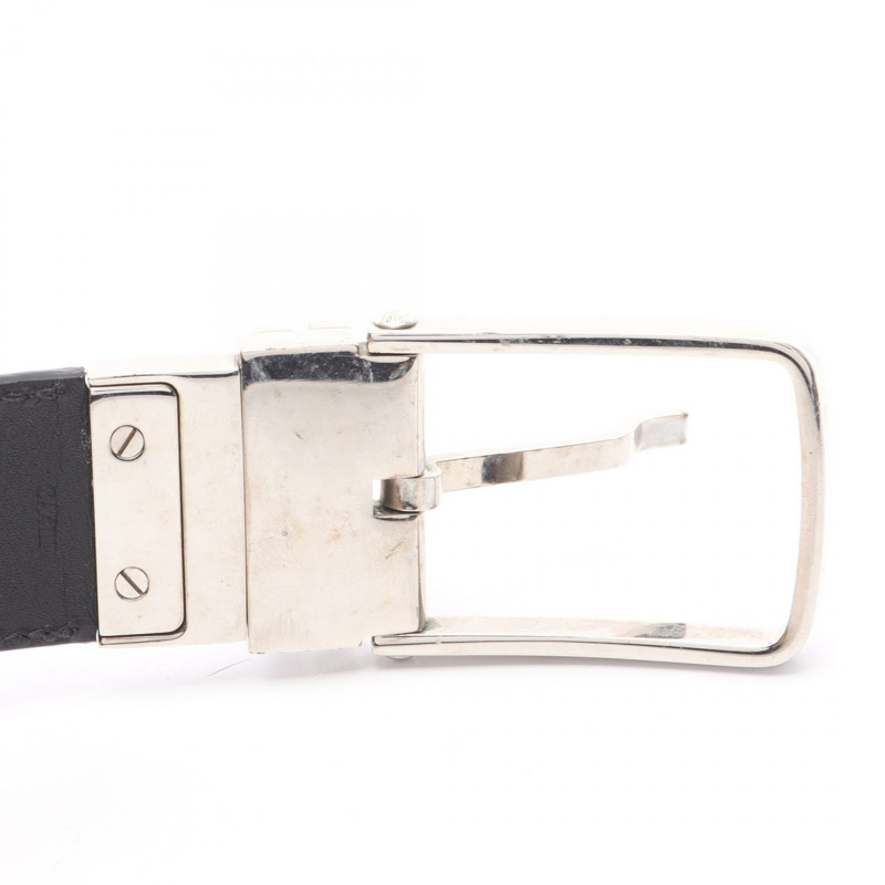 LOUIS VUITTON Ceinture Boston Damier Infini Onyx 腰帶 M9674 皮革黑色二手男式-9