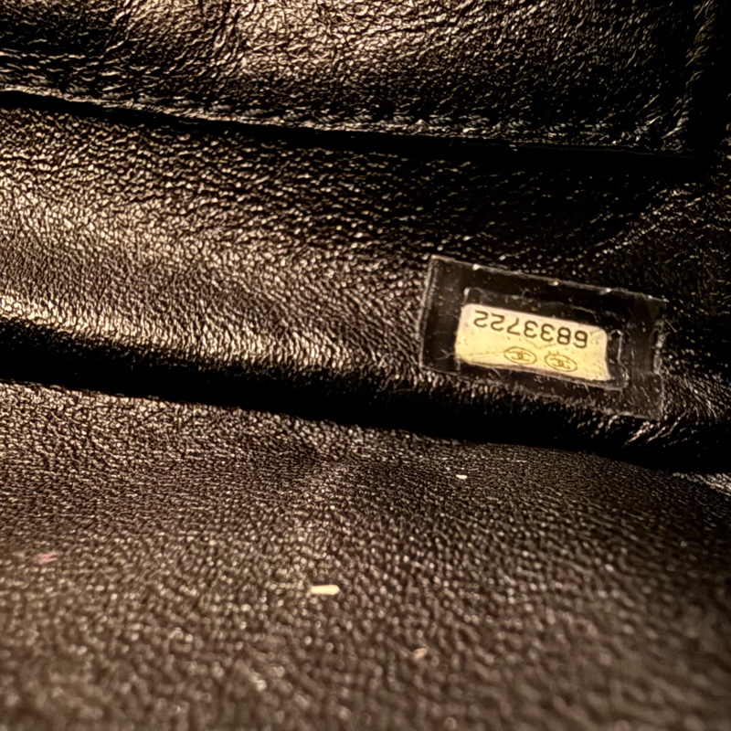 ［特價］CHANEL 黑色菱格紋手提肩背包-18