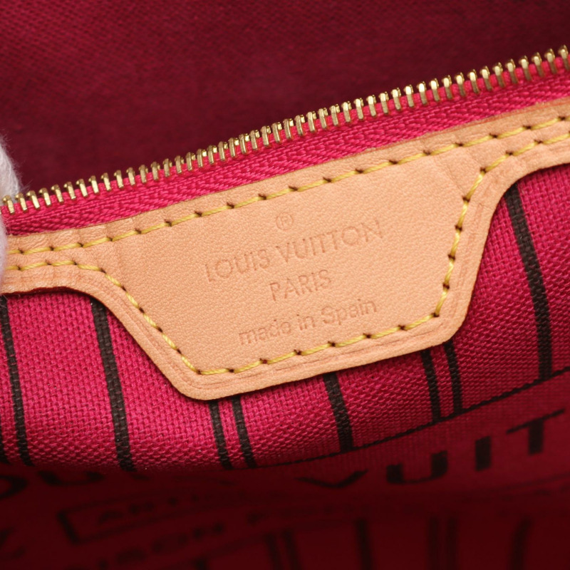 LOUIS VUITTON Neverfull 中型手提包單肩包 M41178 Monogram 帆布皮革 LV-3