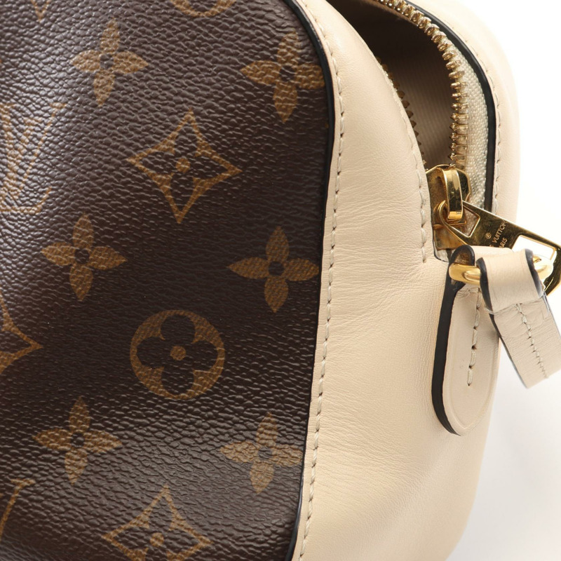 LOUIS VUITTON Saintonge 斜背包 M43559 Monogram 皮革 棕色-7