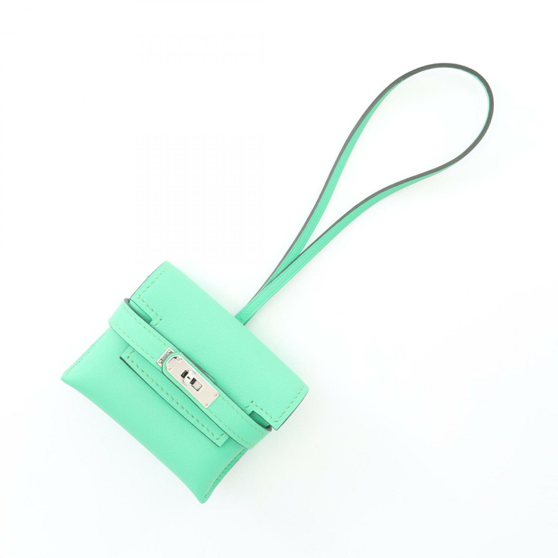 HERMES Kelly Festival Vert Comics 手鍊 Vaux Swift 皮革 Vaux Swift 皮革 綠色 二手 女士-0