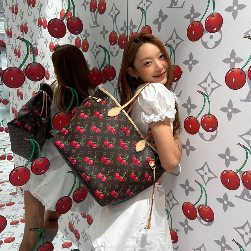 LV x TM Neverfull MM🍒🤎-4