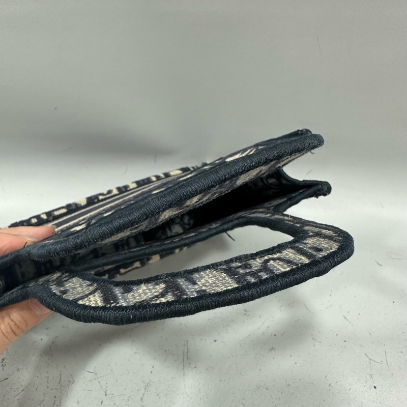 Dior S5475 藍色老花迷你手提包 mini oblique booktote-14