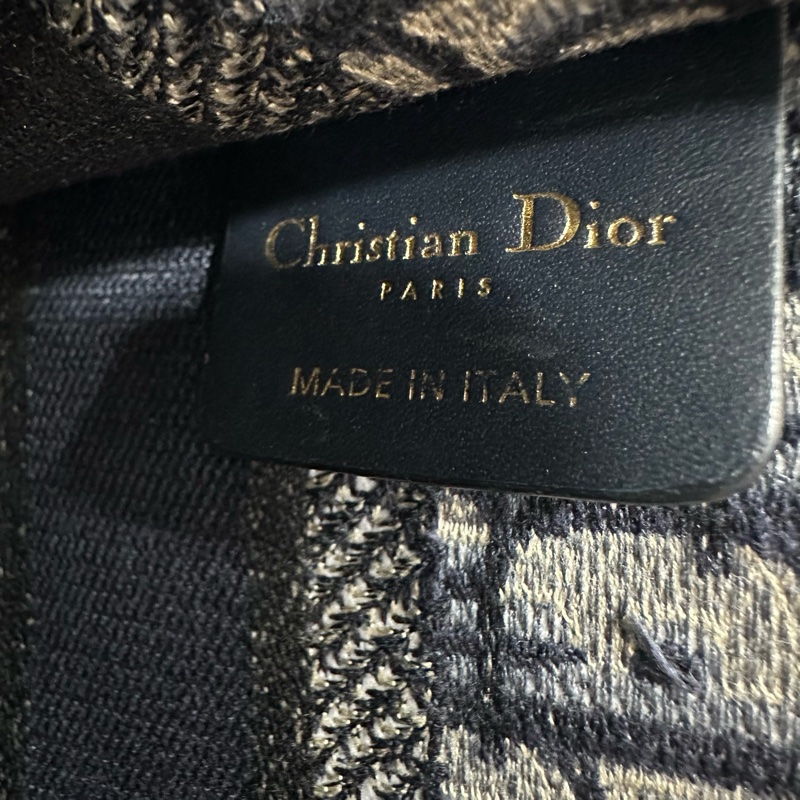 Dior S5475 藍色老花迷你手提包 mini oblique booktote-20