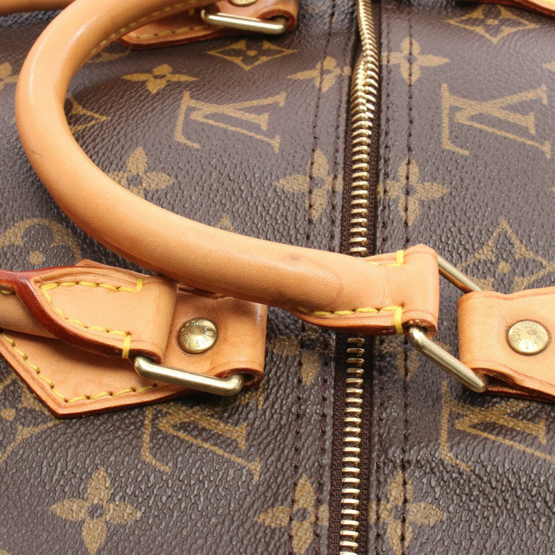 LOUIS VUITTON Speedy 40 手提包 M41522 Monogram 帆布皮革棕色二手女士-5