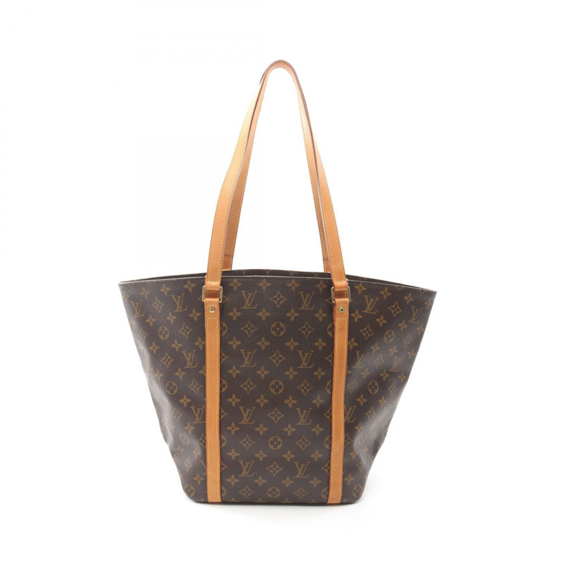 LOUIS VUITTON Sac 購物手提包單肩包 M51108 Monogram 皮革棕色二手-0