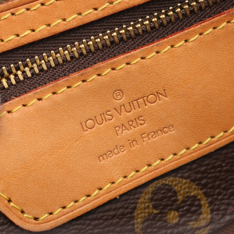 LOUIS VUITTON Sac 購物手提包單肩包 M51108 Monogram 皮革棕色二手-3