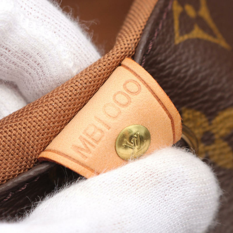 LOUIS VUITTON Sac 購物手提包單肩包 M51108 Monogram 皮革棕色二手-4