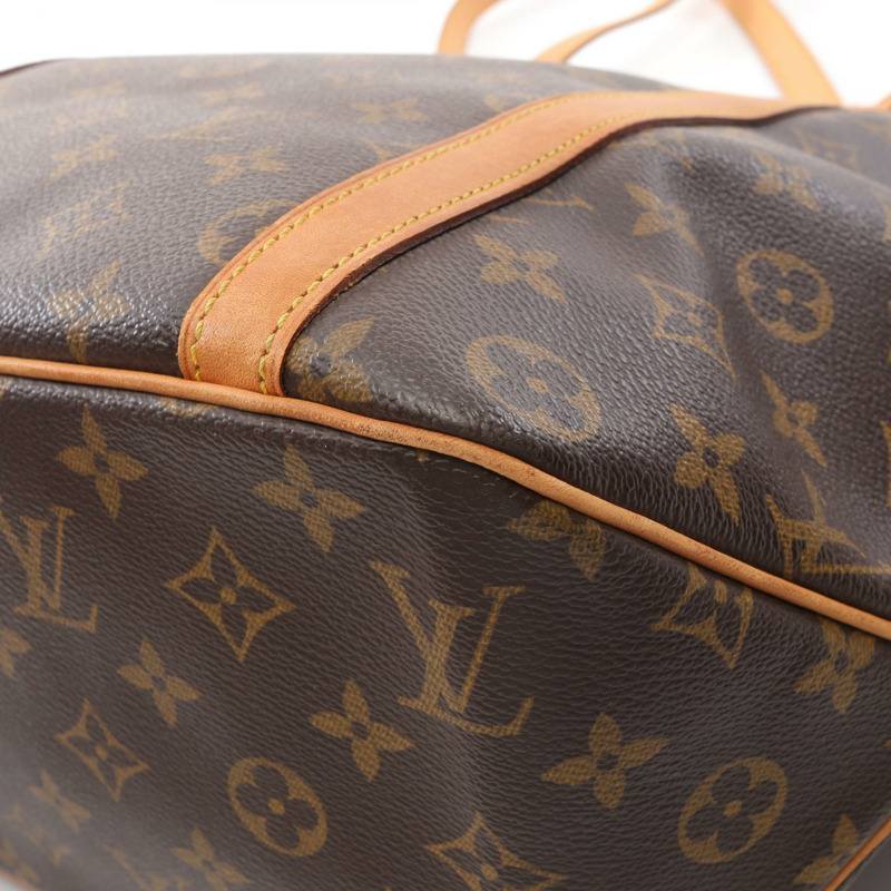 LOUIS VUITTON Sac 購物手提包單肩包 M51108 Monogram 皮革棕色二手-7