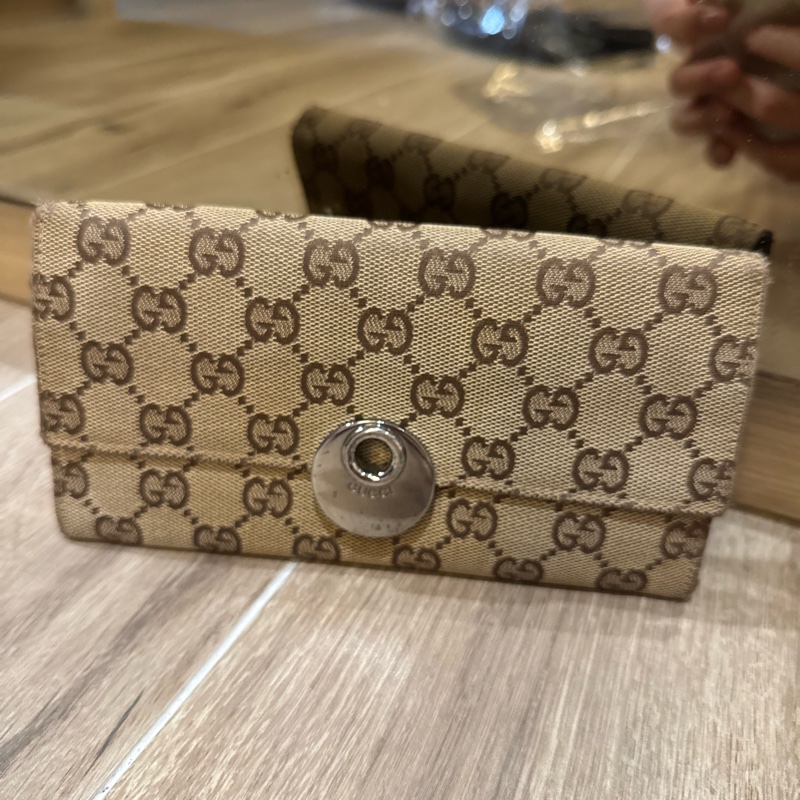 Gucci 老花長夾-0