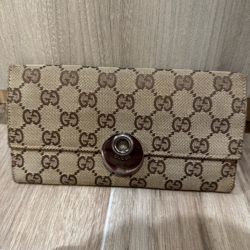 Gucci 老花長夾-2