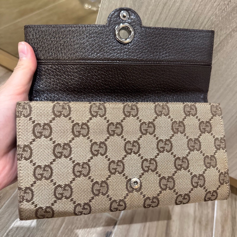 Gucci 老花長夾-3