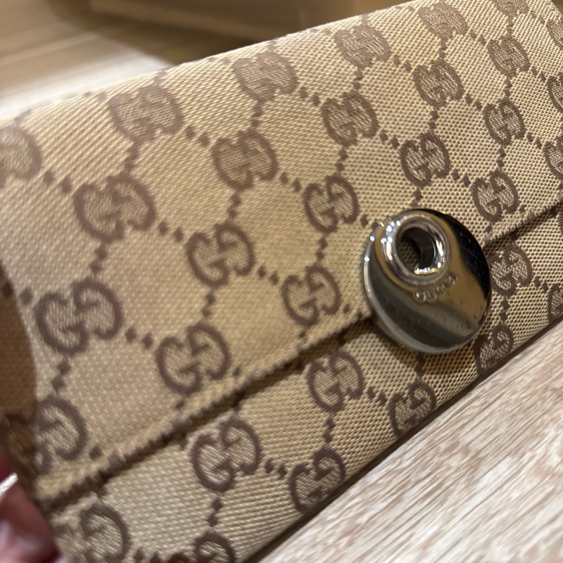 Gucci 老花長夾-4