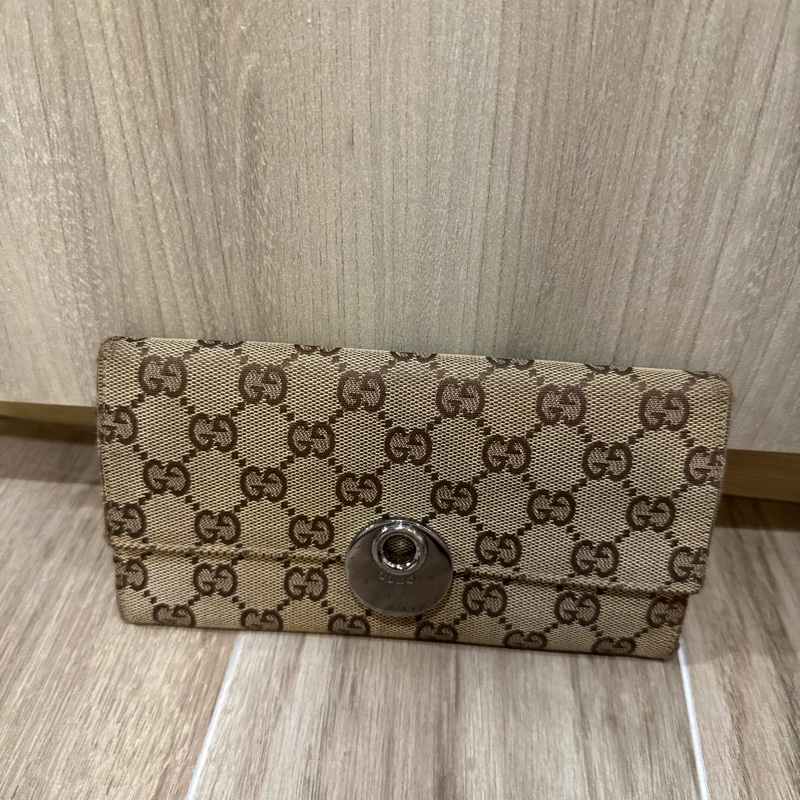 Gucci 老花長夾-5