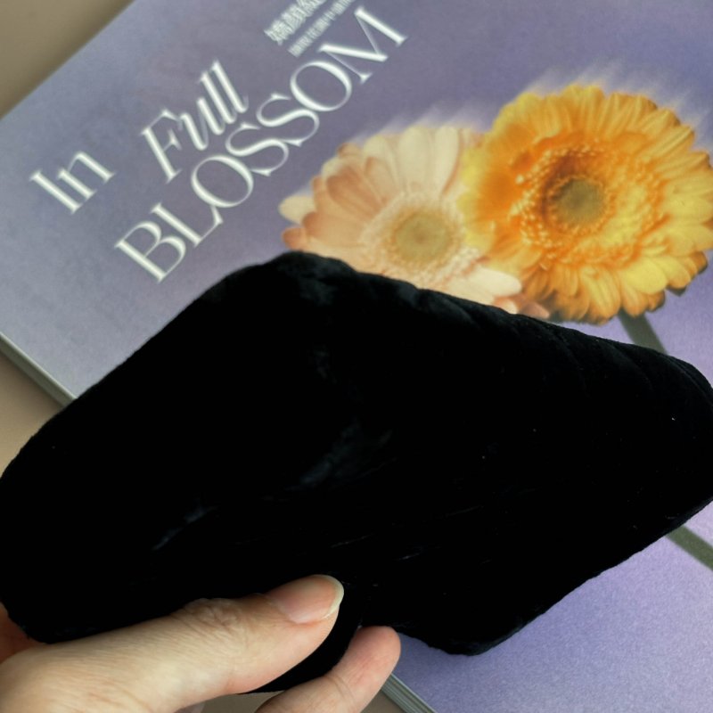 老香奶奶收藏品等級 ::CHANEL:: 香奈兒 天鵝絨內裏帆布紅寶石釦式雙層小功能包 錢包-7