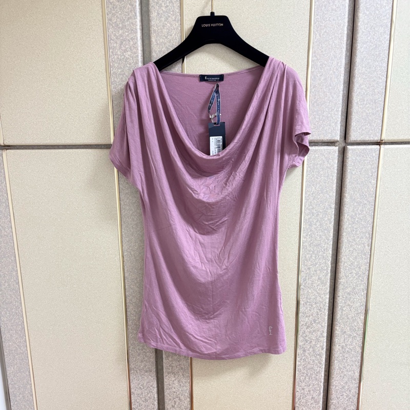 27）義大利精品Ferrante柔軟天絲棉上衣 S-L適穿 全新含吊牌原價7800-0