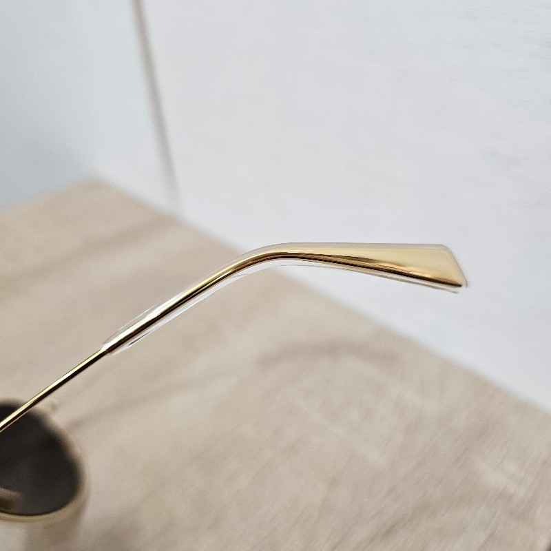 Celine 金屬框茶色飛行員太陽眼鏡-5