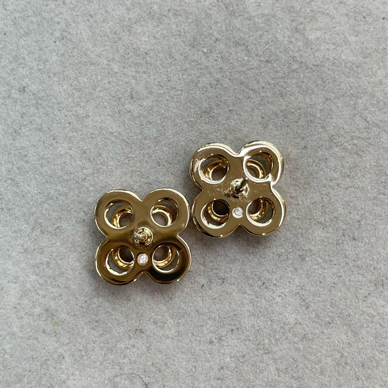 TORY BURCH 金色四葉草耳環XA573-2