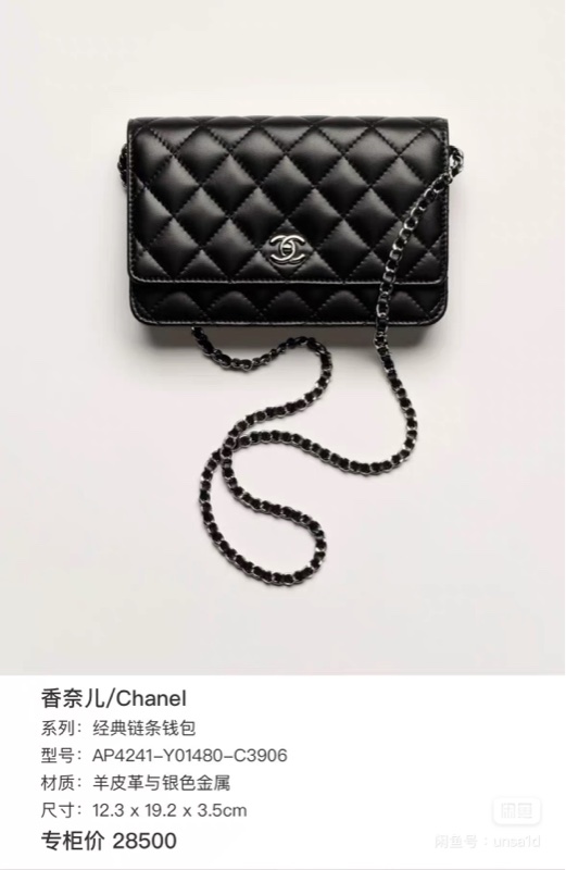 CHANEL CLASSIC WALLET ON CHAIN-7