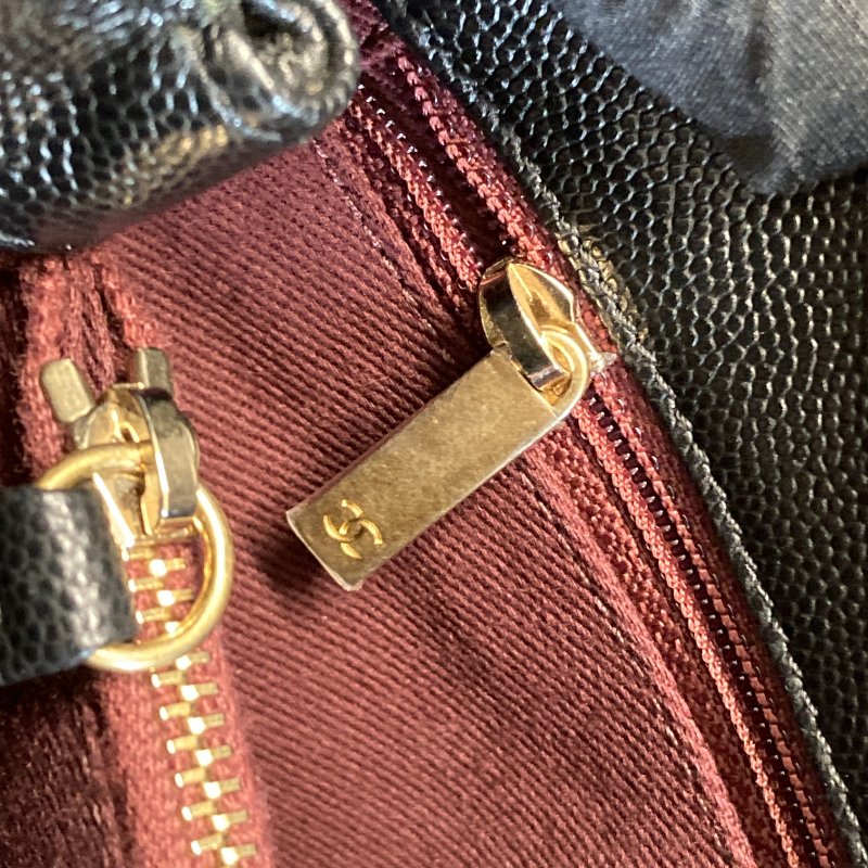 CHANEL 香奈兒 A92991 Coco Handle Medium 荔枝牛皮 手提包 黑色 金釦-9