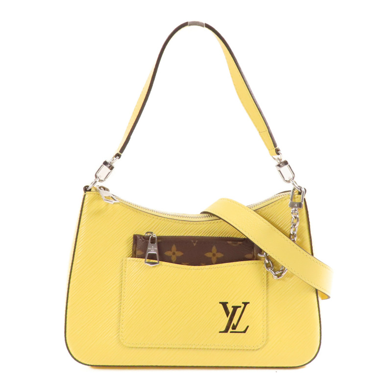 LOUIS VUITTON Epi Marelle銀扣手挽肩背兩用袋-0