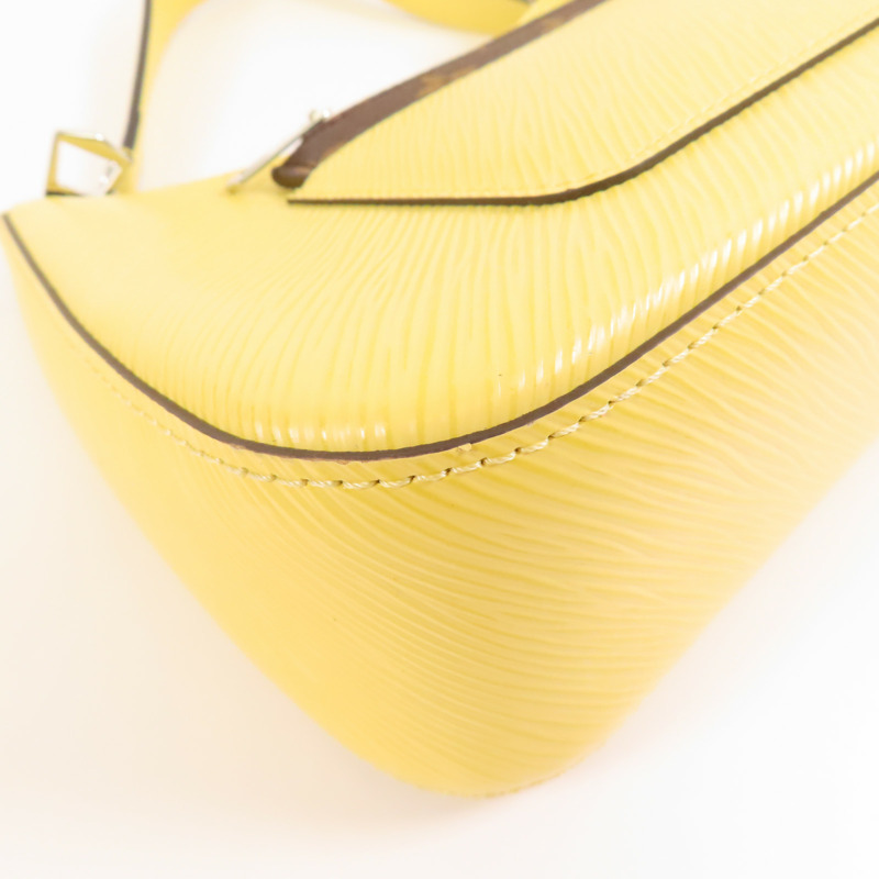 LOUIS VUITTON Epi Marelle銀扣手挽肩背兩用袋-7