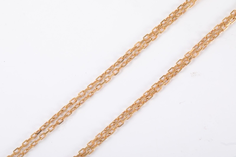 CARTIER(卡地亞) LOVE 兩鑽 圓餅 項鏈 18K黃金/鑽石 項鏈 黃金-3