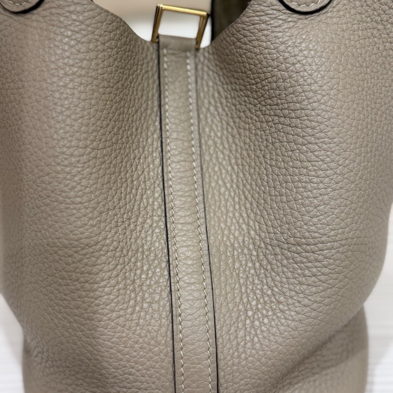 ✨ Hermès Picotin Lock 18（菜籃子）｜風衣灰 Etoupe/金扣｜U刻 2022 ✨-4