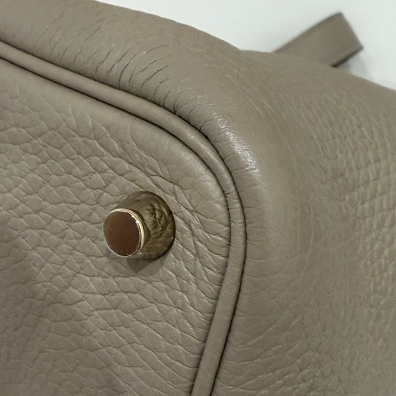 ✨ Hermès Picotin Lock 18（菜籃子）｜風衣灰 Etoupe/金扣｜U刻 2022 ✨-31