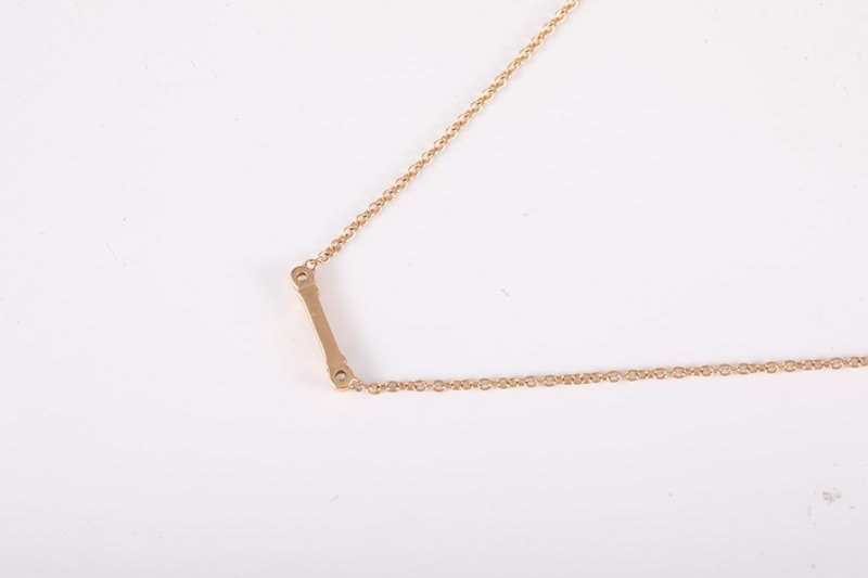 TIFFANY&CO(蒂芙尼) Tiffany Keys Fleur de Lis 鳶尾花枝形項鏈 18K玫瑰金/鑽石 項鏈 玫瑰金 18K-2