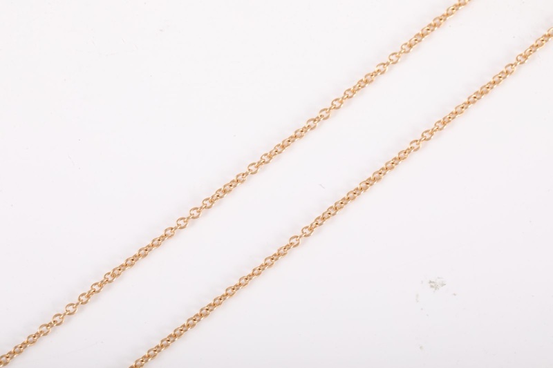 TIFFANY&CO(蒂芙尼) Tiffany Keys Fleur de Lis 鳶尾花枝形項鏈 18K玫瑰金/鑽石 項鏈 玫瑰金 18K-3