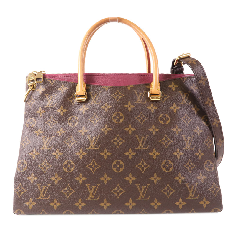 LOUIS VUITTON Monogram Pallas金扣手挽肩背兩用袋-0